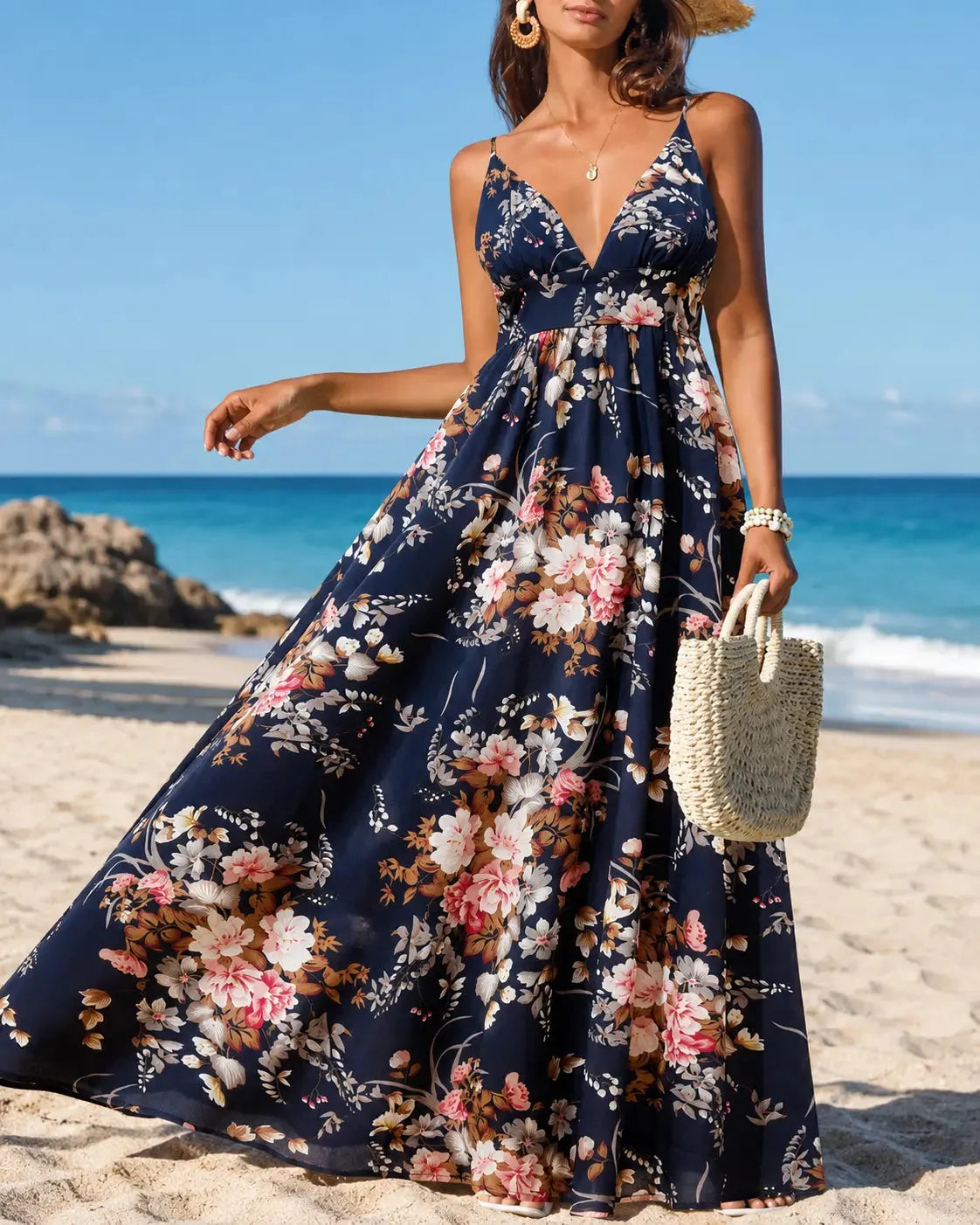 Marbella | Tropical Bloom Maxi Dress